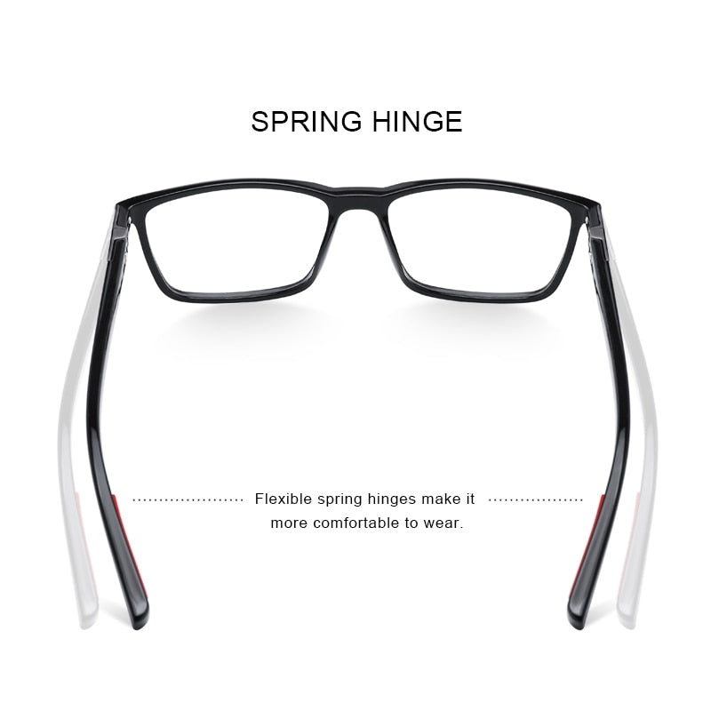 Designer Mens Luxury Acetate Glasses Frame Myopia Prescription Eyeglasses Spring Hinge Silicone Temple Tip Frames The Clothing Company Sydney