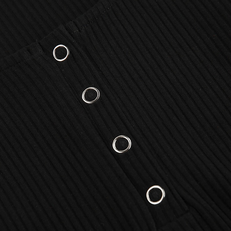 Autumn winter skinny button up long sleeve bodysuit The Clothing Company Sydney