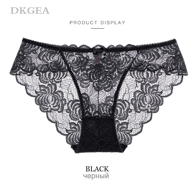 3 Piece Lace Underwear Plus Size Low rise Transparent Embroidered Panties The Clothing Company Sydney