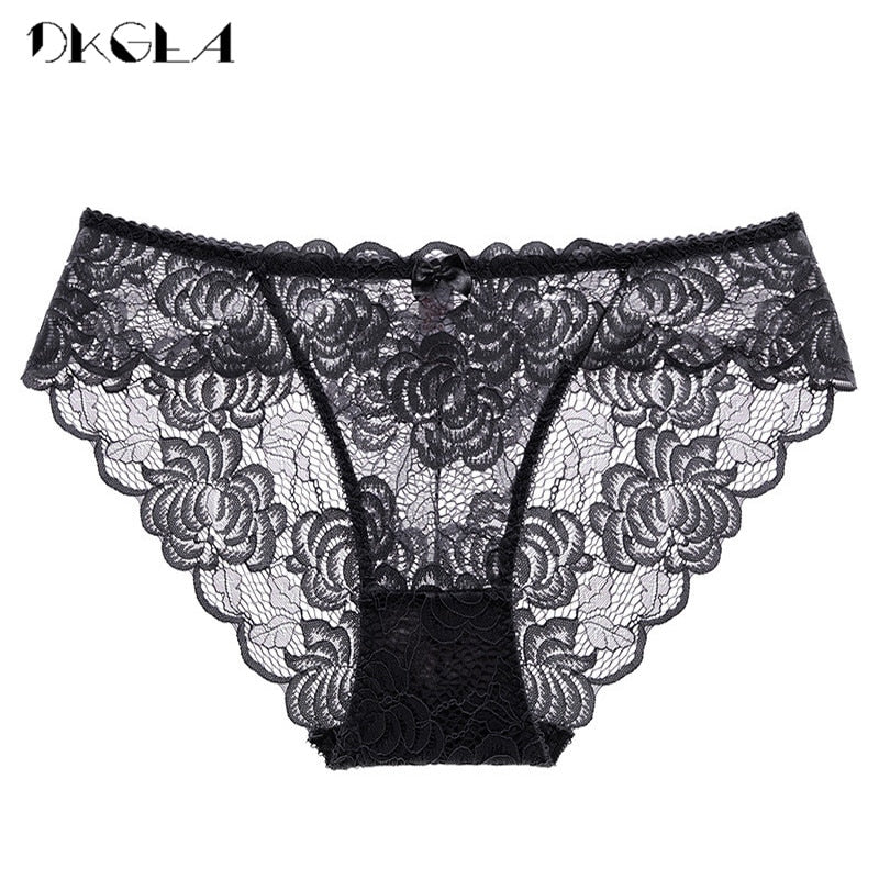 3 Piece Lace Underwear Plus Size Low rise Transparent Embroidered Panties The Clothing Company Sydney