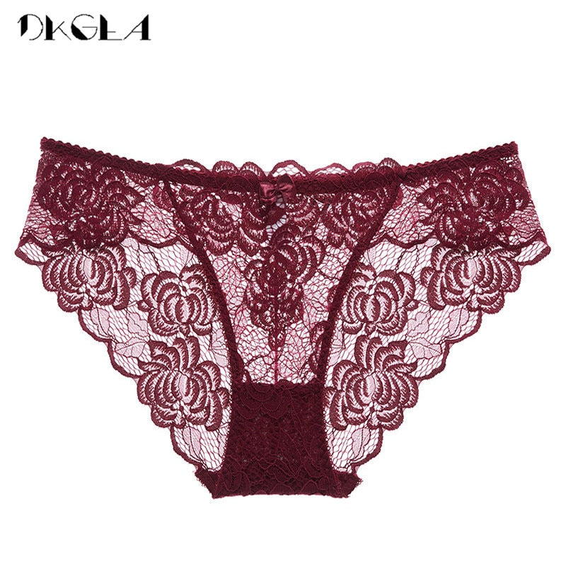 3 Piece Lace Underwear Plus Size Low rise Transparent Embroidered Panties The Clothing Company Sydney