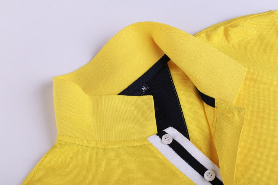 Golf Short Sleeve Training Fitness Summer Turn-down Collar Polo T shirt The Clothing Company Sydney