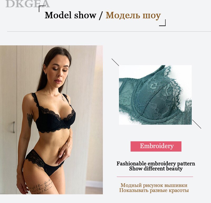Comfortable Thin Cotton Brassiere Embroidery Bra Underwear Brief Plus Size Bra Panties Lingerie Set The Clothing Company Sydney