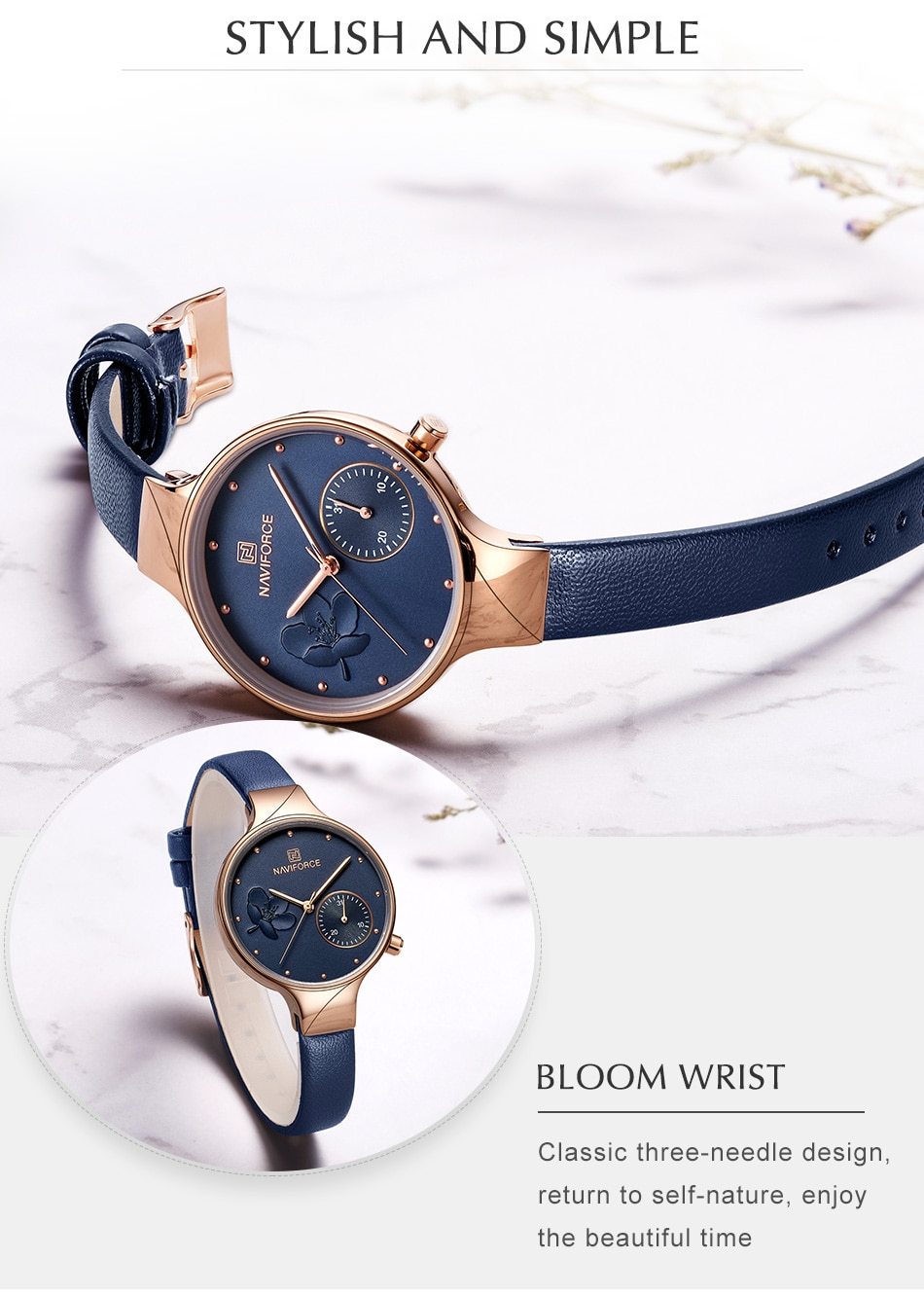 Luxury Fashion Quartz Wrist Watch Ladies Leather Waterproof Watch The Clothing Company Sydney