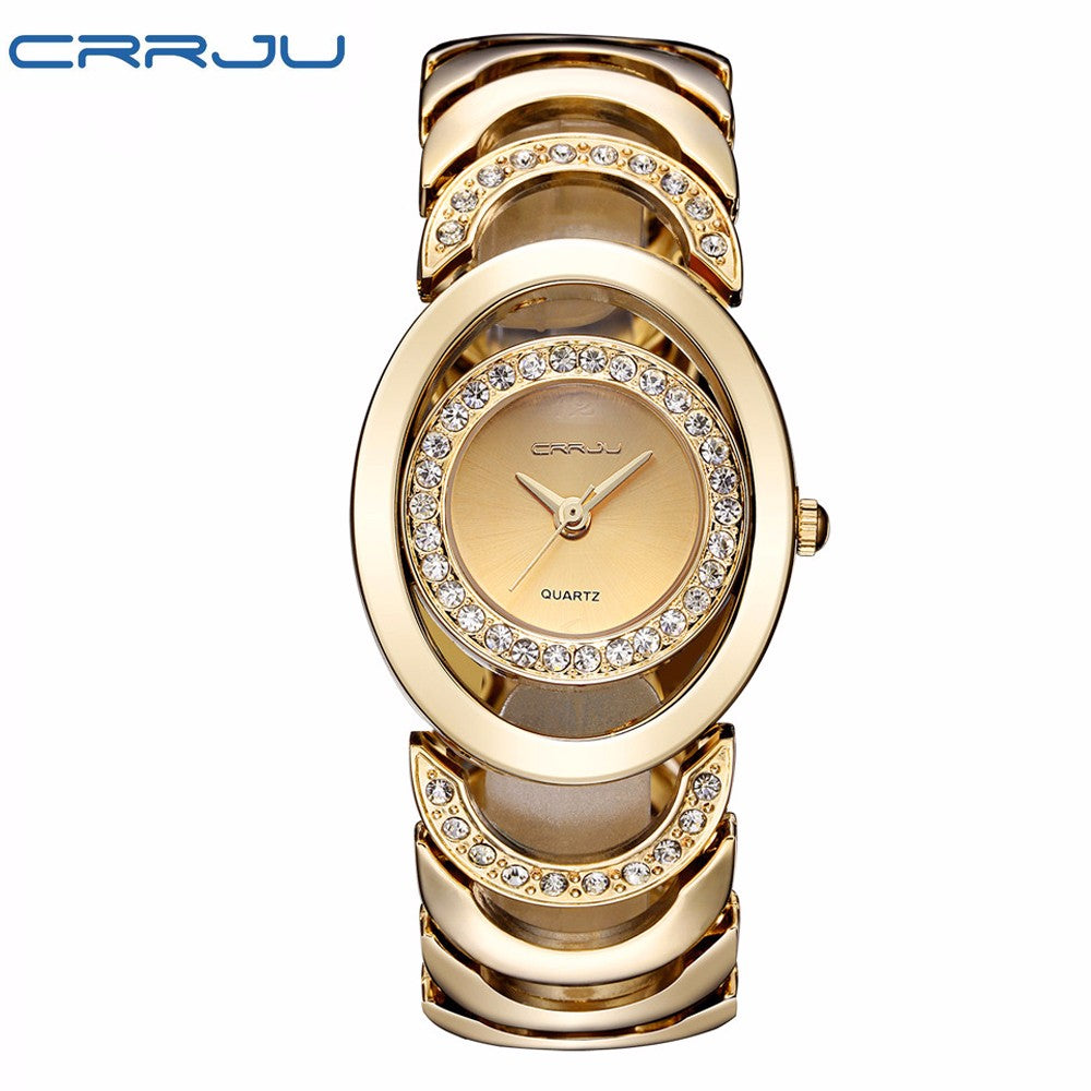 Ladies' Luxury Brand bracelet  Stainless Steel Rhinestone Quartz Watch The Clothing Company Sydney