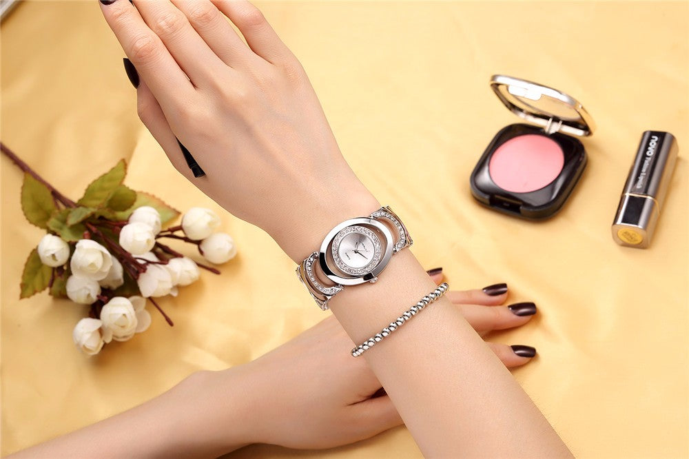 Ladies' Luxury Brand bracelet  Stainless Steel Rhinestone Quartz Watch The Clothing Company Sydney