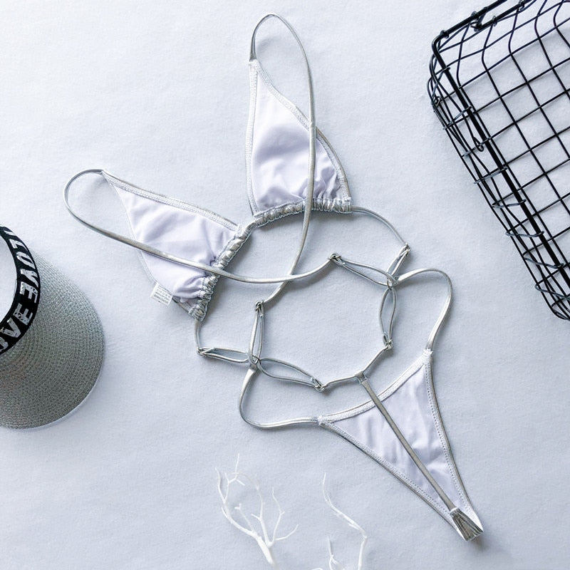 String thong Extreme bodysuits one piece swimsuit Micro Bikini swimwear monokini bathers The Clothing Company Sydney