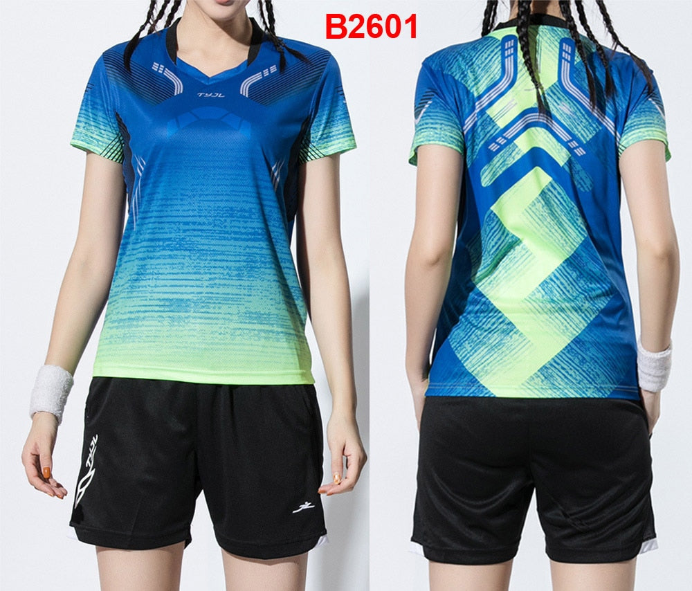 2 Piece Ladies Womens Quick dry Tennis Badminton Tennis Tennis Squash Netball Top Skirt Shorts Set The Clothing Company Sydney