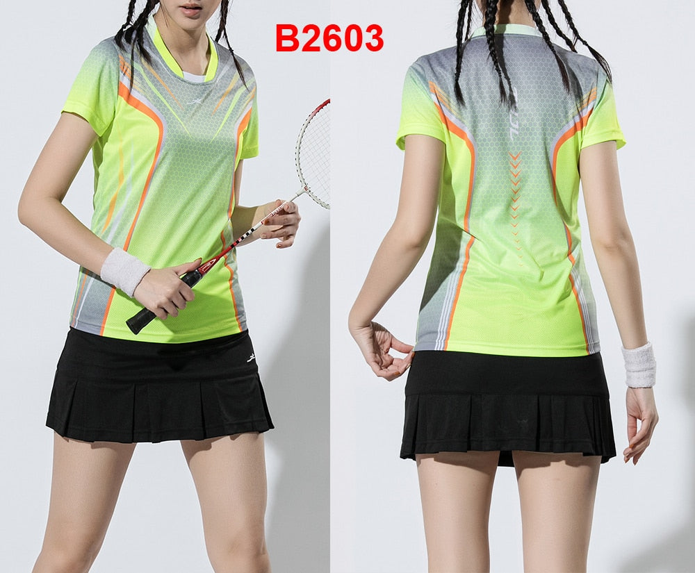 2 Piece Ladies Womens Quick dry Tennis Badminton Tennis Tennis Squash Netball Top Skirt Shorts Set The Clothing Company Sydney