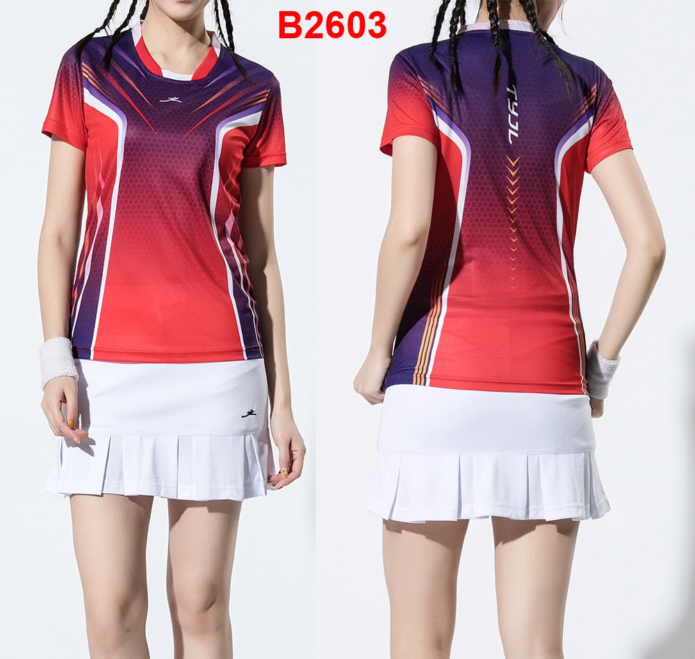 2 Piece Ladies Womens Quick dry Tennis Badminton Tennis Tennis Squash Netball Top Skirt Shorts Set The Clothing Company Sydney