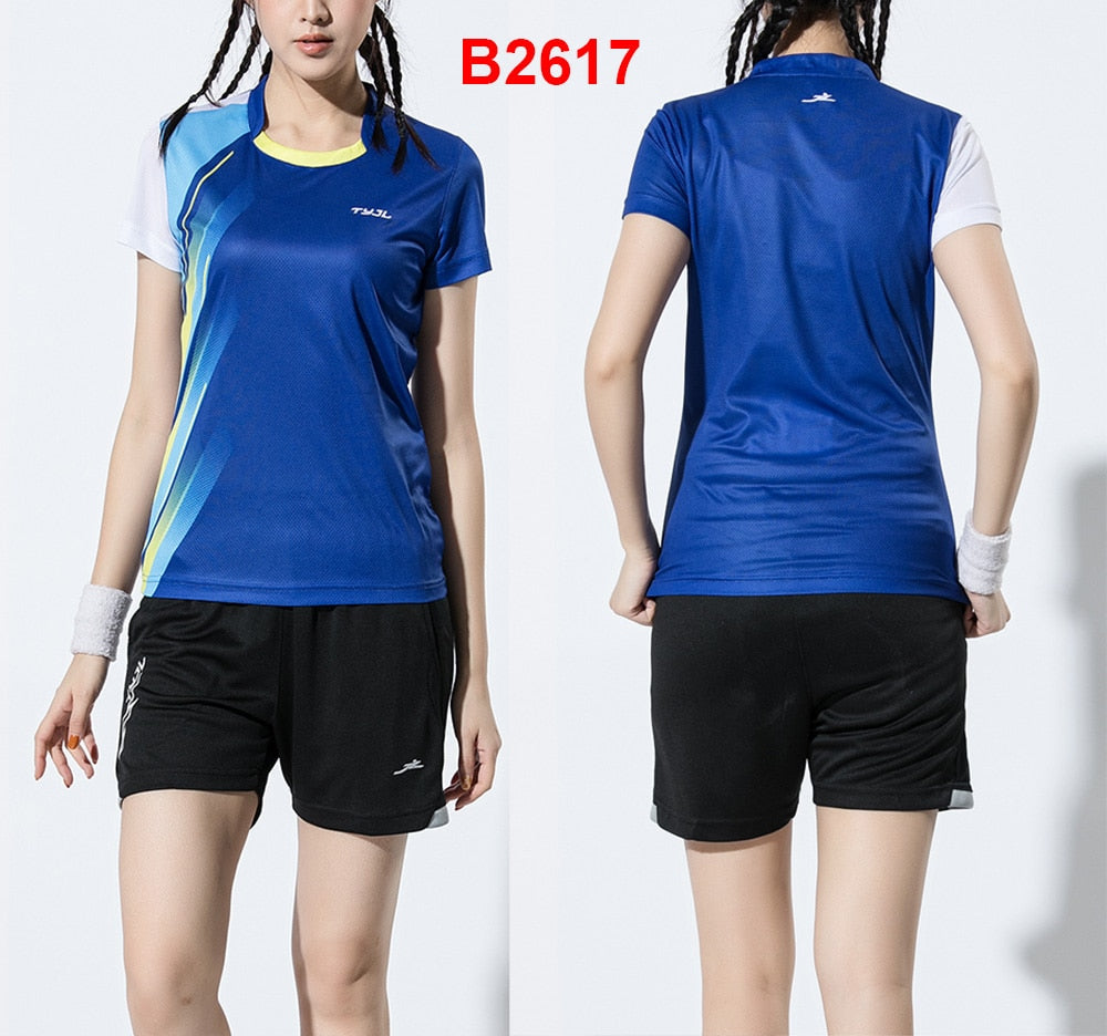 2 Piece Ladies Womens Quick dry Tennis Badminton Tennis Tennis Squash Netball Top Skirt Shorts Set The Clothing Company Sydney