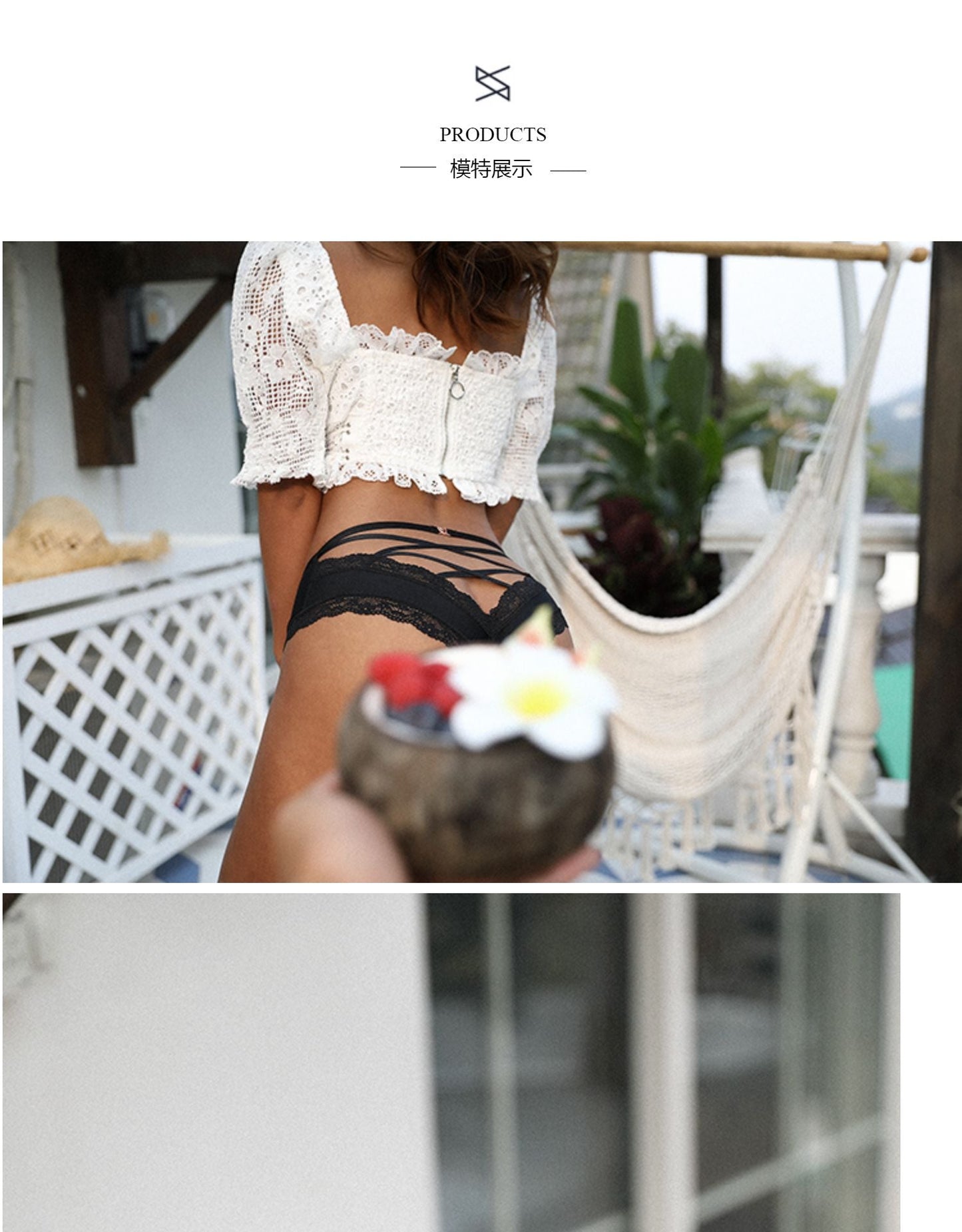 Back Crossing Bandage Hollow Out Lace Edge Seamless Underwear Women Transparent Lingerie Solid Briefs Thong Sexy Panties The Clothing Company Sydney