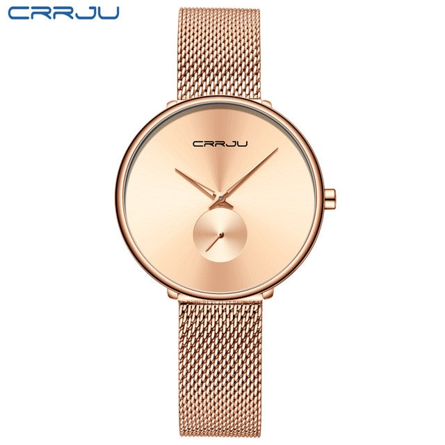 Luxury Casual Simple Ladies Daily Dress Mesh Minimalist Waterproof Quartz Wristwatch The Clothing Company Sydney