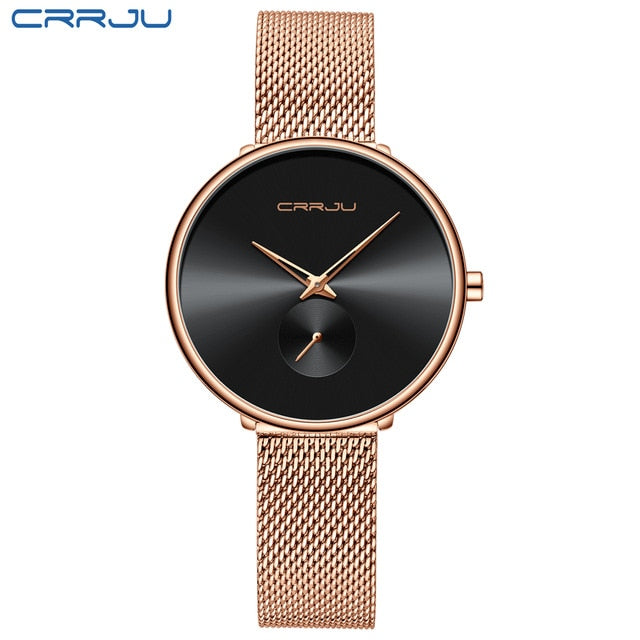 Luxury Casual Simple Ladies Daily Dress Mesh Minimalist Waterproof Quartz Wristwatch The Clothing Company Sydney