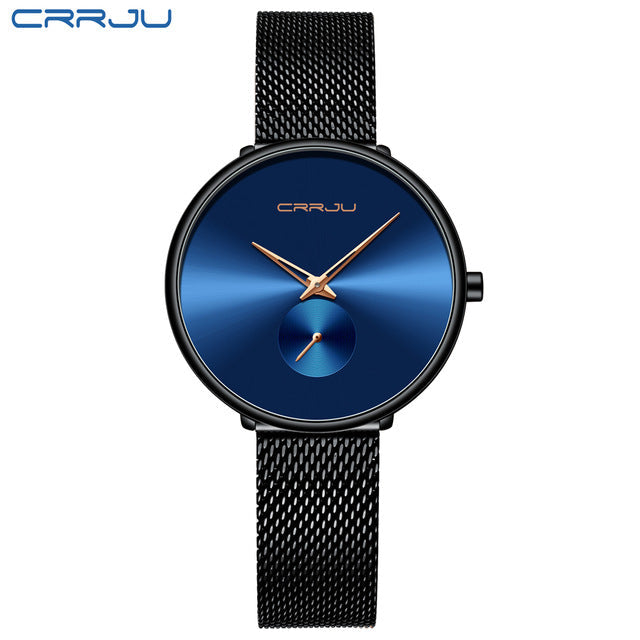 Luxury Casual Simple Ladies Daily Dress Mesh Minimalist Waterproof Quartz Wristwatch The Clothing Company Sydney