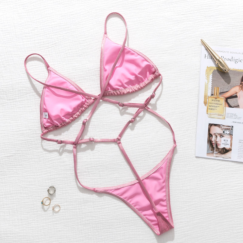 One-piece Bodysuit swimsuit String bikinis Triangle swimwear High cut bathing suit Micro bikini Trikini The Clothing Company Sydney