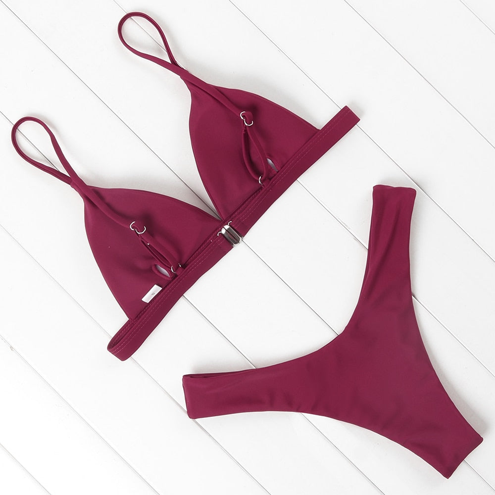 Push Up Micro Bikini Swimming Bathing Suit Beachwear Summer Brazilian Bikini Set Swimsuit Swimwear The Clothing Company Sydney