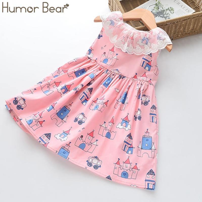 Summer Brand New Floral Lace Silk Dress Fashion Girls Round Neck Flying Sleeve Dress The Clothing Company Sydney