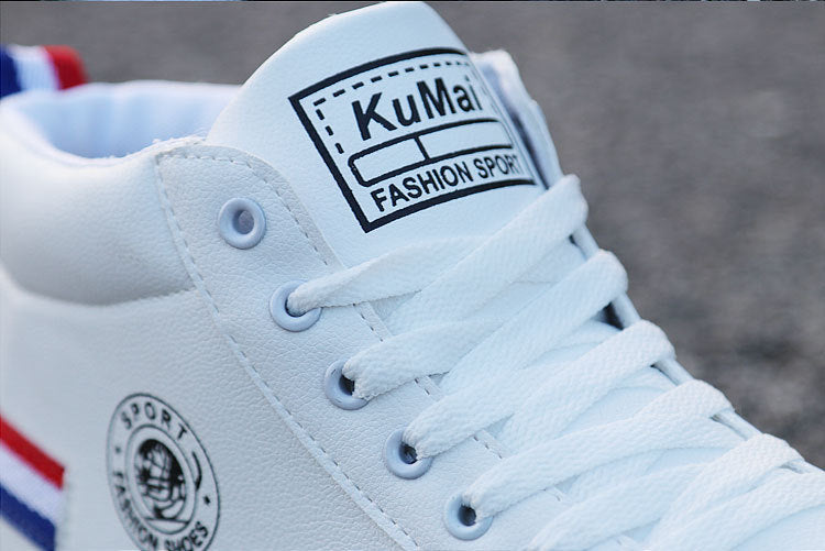 Black/white waterproof warm plush shoes ankle High Cut Sneaker boots The Clothing Company Sydney