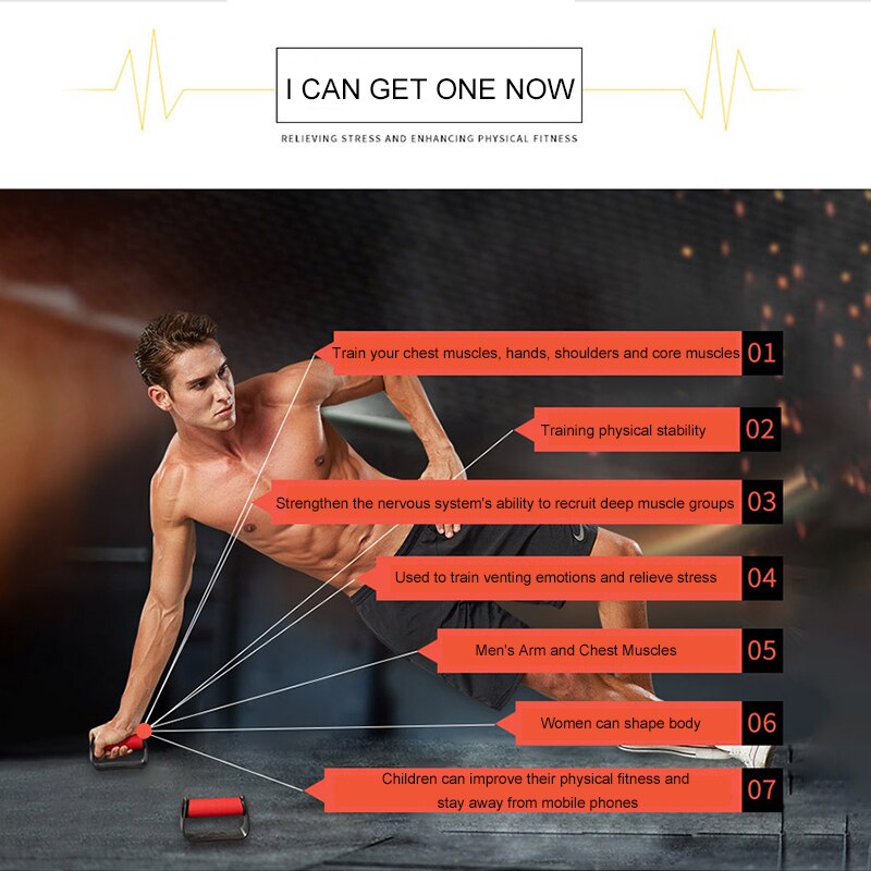 2 Piece H I-Shaped ABS Fitness Push Up Bar Push-Ups Stands Bars Tool For Fitness Chest Training Exercise Sponge Hand Grip Trainer The Clothing Company Sydney