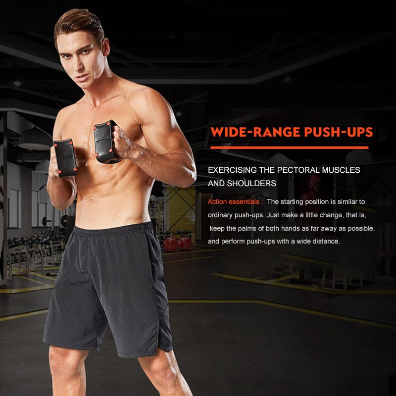 2 Piece H I-Shaped ABS Fitness Push Up Bar Push-Ups Stands Bars Tool For Fitness Chest Training Exercise Sponge Hand Grip Trainer The Clothing Company Sydney