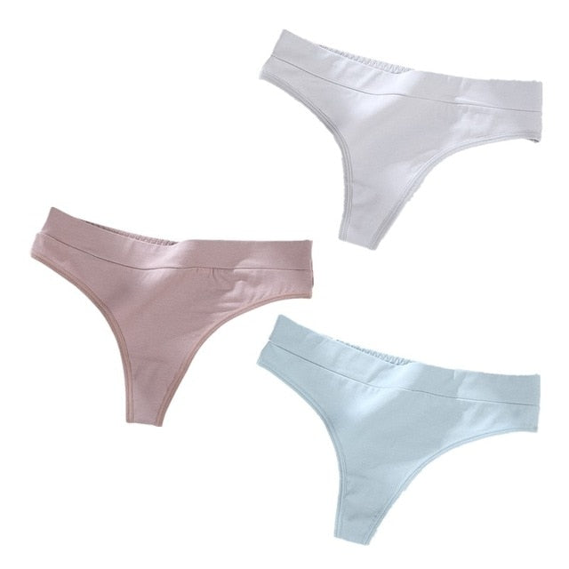 3 pack Thong Panties String Underwear Briefs Sexy Lingerie Pants Intimate Ladies Low-Rise G-String The Clothing Company Sydney