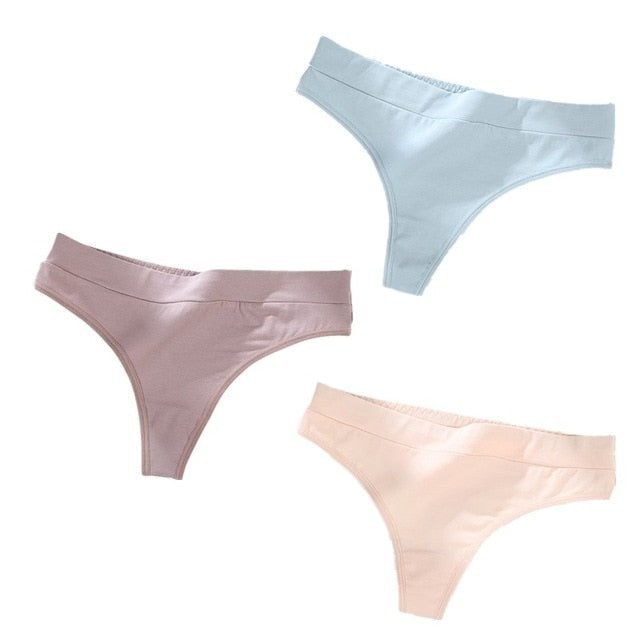 3 pack Thong Panties String Underwear Briefs Sexy Lingerie Pants Intimate Ladies Low-Rise G-String The Clothing Company Sydney