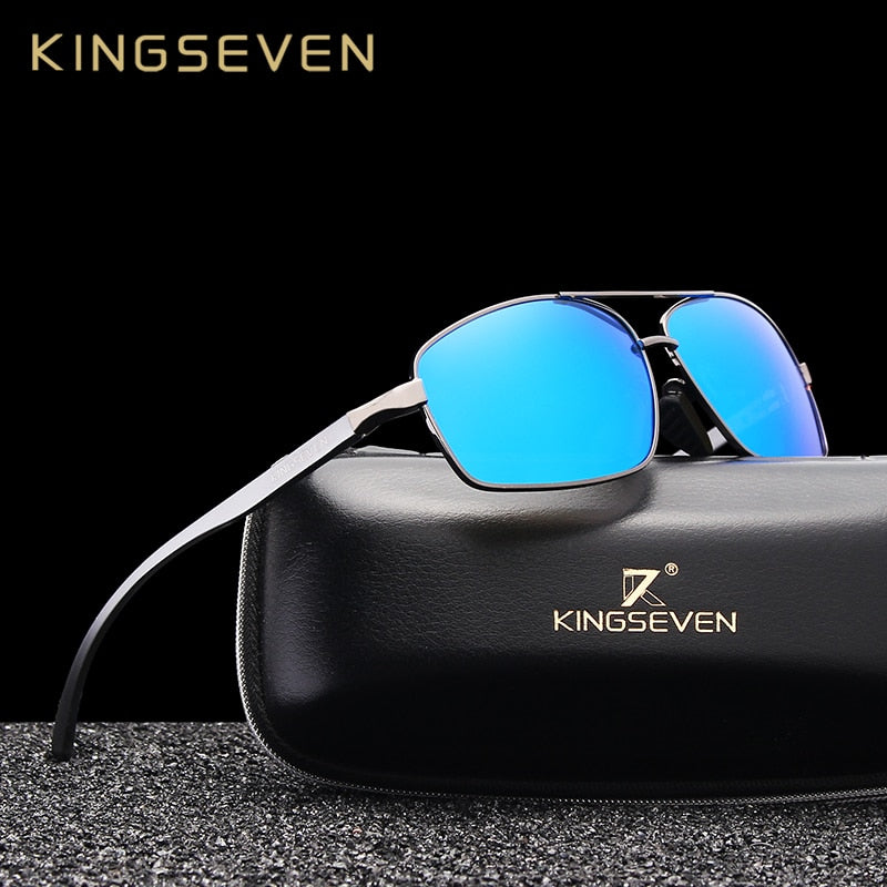 Vintage Retro Brand Designer Polarized Sunglasses Square Classic Men's Shades Sun glasses with UV 400 The Clothing Company Sydney