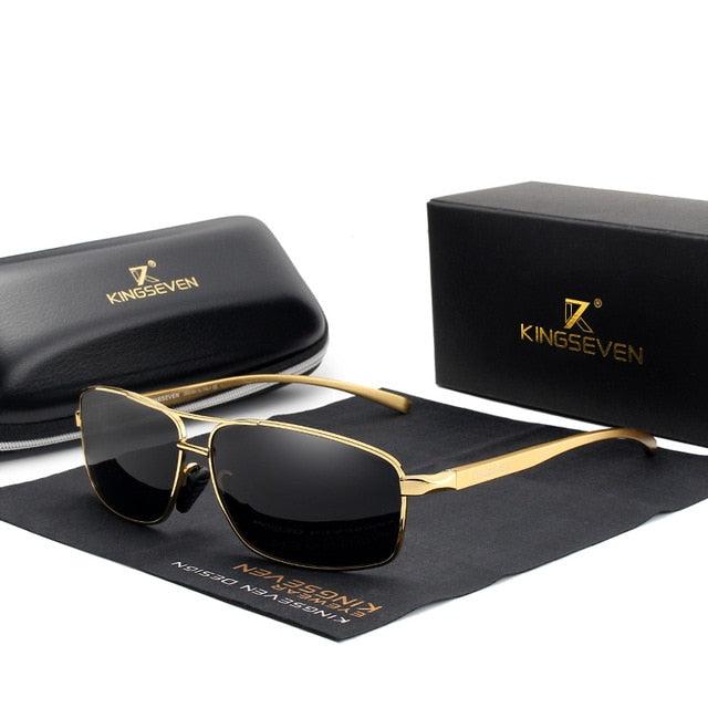 Vintage Retro Brand Designer Polarized Sunglasses Square Classic Men's Shades Sun glasses with UV 400 The Clothing Company Sydney