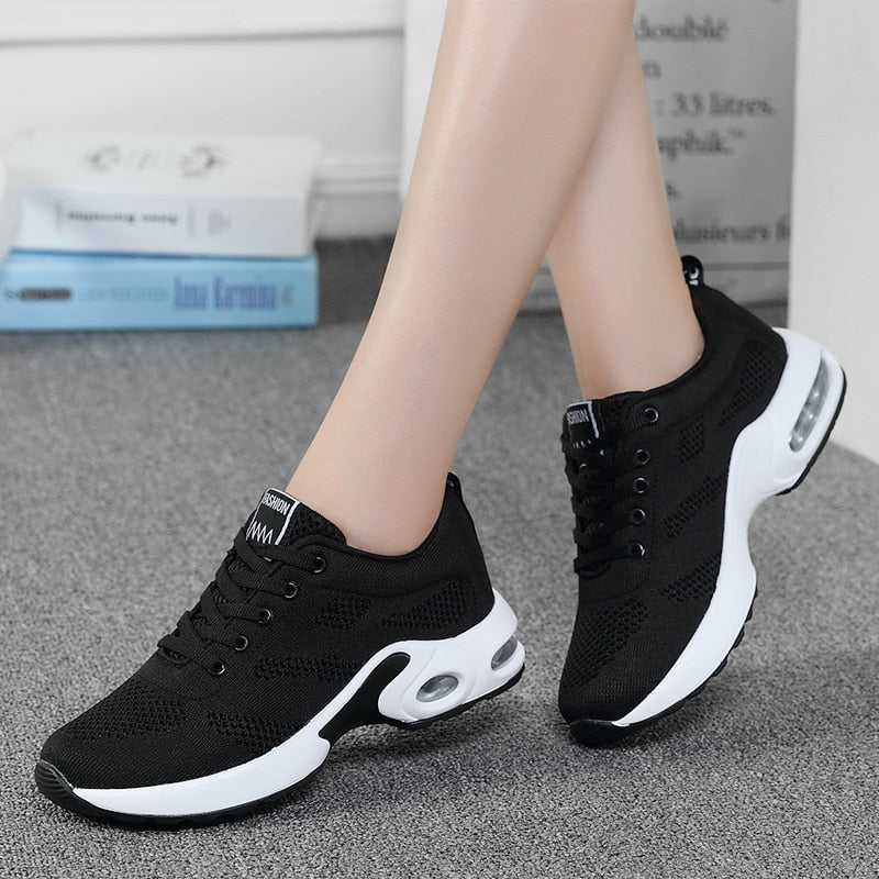 Fashion Lightweight Outdoor Sports Shoes Breathable Mesh Comfort Air Cushion Lace Up Running Shoes Sneakers The Clothing Company Sydney