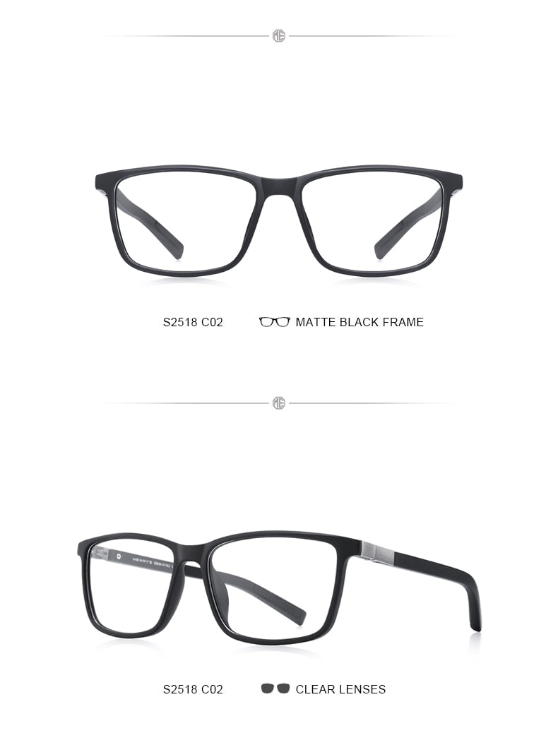 Designer Mens Luxury Acetate Glasses Frame Myopia Prescription Eyeglasses Spring Hinge Silicone Temple Tip Frames The Clothing Company Sydney