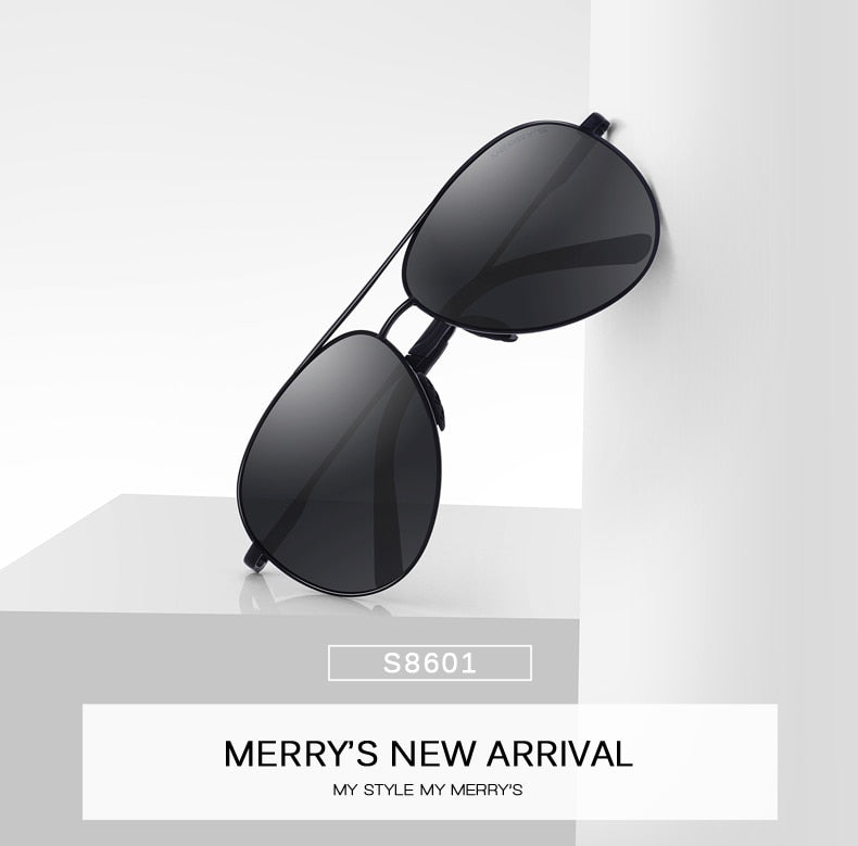 Designer Men's Classic Pilot Polarized Driving Shield Night Vision Sunglasses UV400 The Clothing Company Sydney