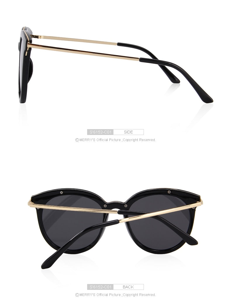 Women's Brand Designer Cat Eye Polarized Sunglasses 100% UV Protection The Clothing Company Sydney