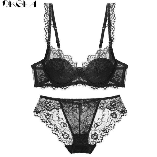 Comfortable Thin Cotton Brassiere Embroidery Bra Underwear Brief Plus Size Bra Panties Lingerie Set The Clothing Company Sydney