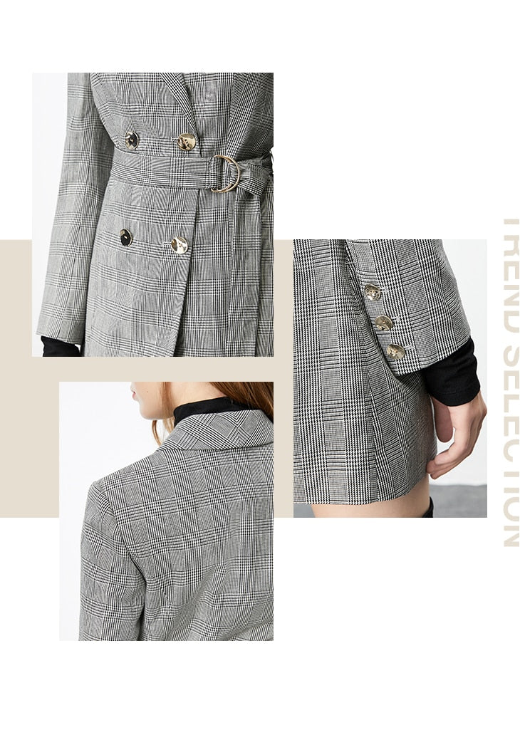 Autumn Winter Women's Mid-length Thin Suit Jacket The Clothing Company Sydney