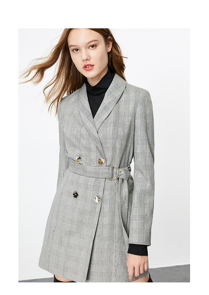 Autumn Winter Women's Mid-length Thin Suit Jacket The Clothing Company Sydney