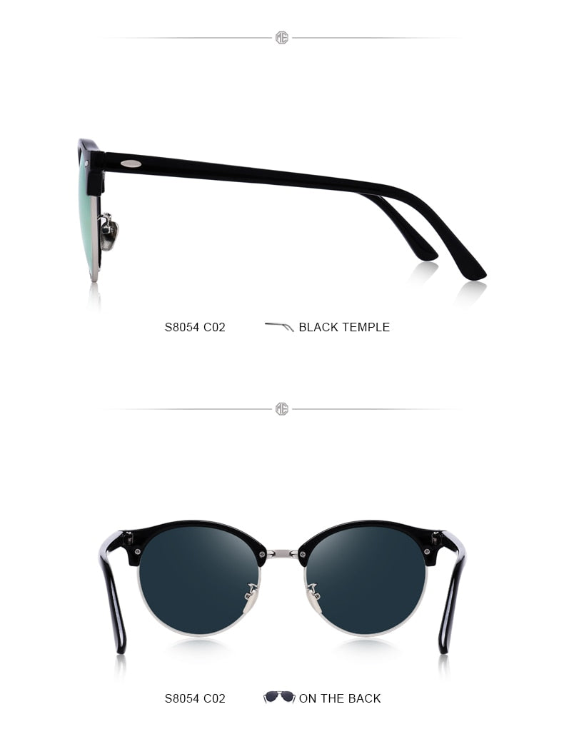 Designer Men Women Classic Retro Rivet Polarized Unisex Glasses Fashion Male Eyewear UV400 Protection Sunglasses The Clothing Company Sydney