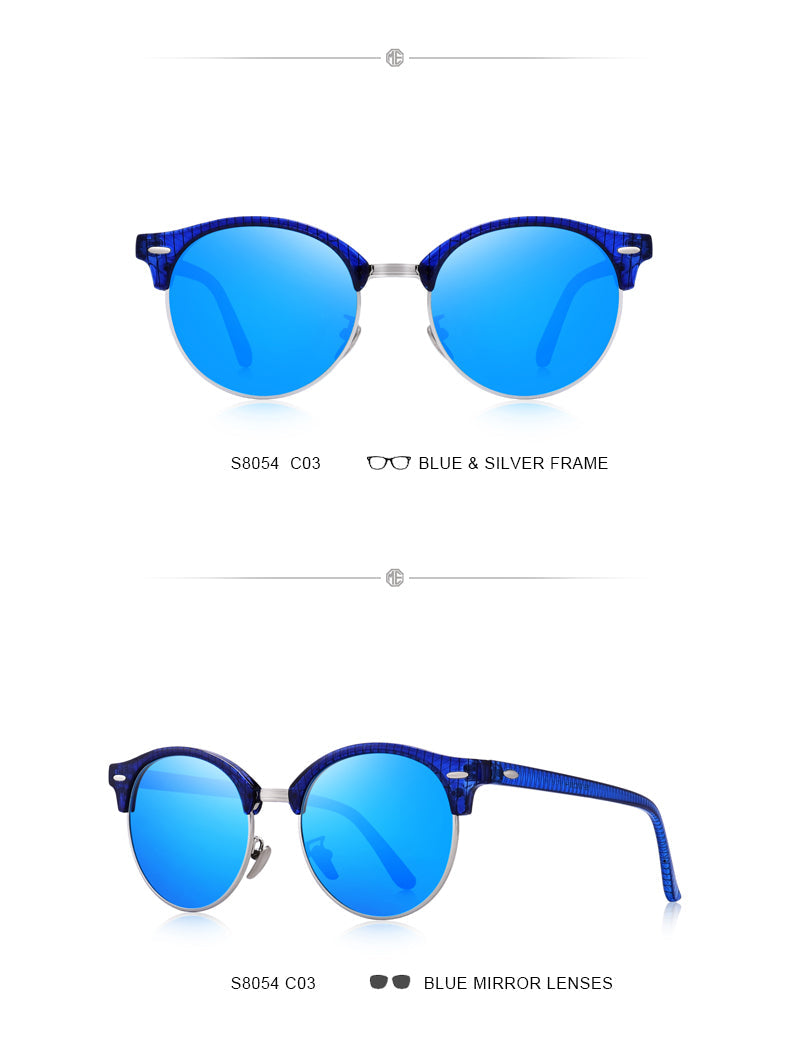 Designer Men Women Classic Retro Rivet Polarized Unisex Glasses Fashion Male Eyewear UV400 Protection Sunglasses The Clothing Company Sydney