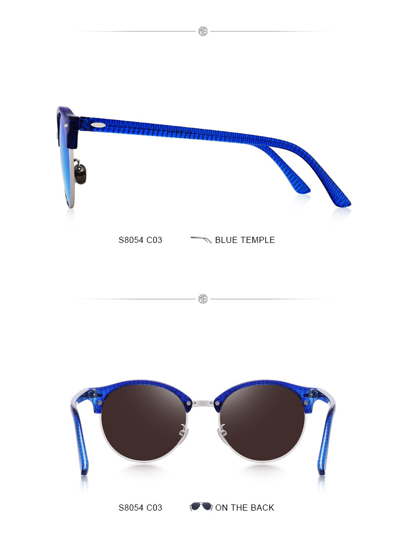 Designer Men Women Classic Retro Rivet Polarized Unisex Glasses Fashion Male Eyewear UV400 Protection Sunglasses The Clothing Company Sydney
