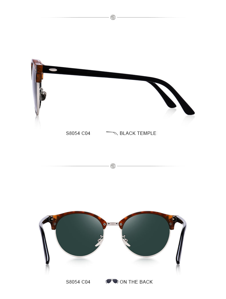 Designer Men Women Classic Retro Rivet Polarized Unisex Glasses Fashion Male Eyewear UV400 Protection Sunglasses The Clothing Company Sydney
