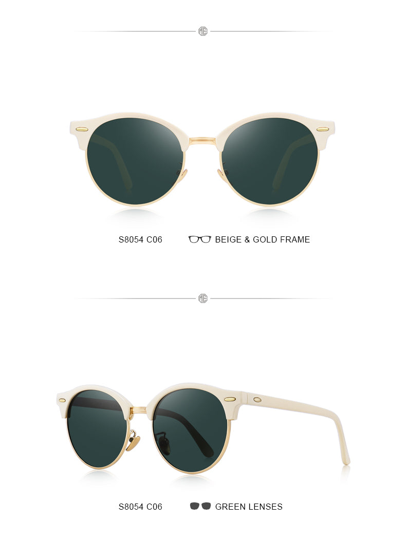Designer Men Women Classic Retro Rivet Polarized Unisex Glasses Fashion Male Eyewear UV400 Protection Sunglasses The Clothing Company Sydney