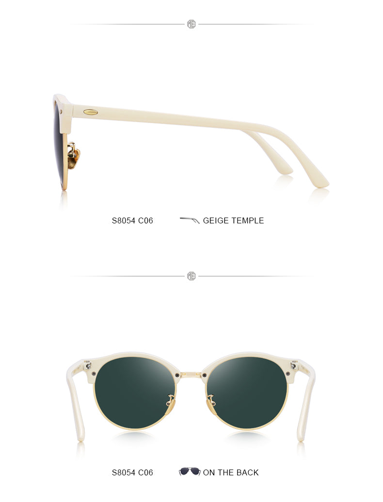 Designer Men Women Classic Retro Rivet Polarized Unisex Glasses Fashion Male Eyewear UV400 Protection Sunglasses The Clothing Company Sydney
