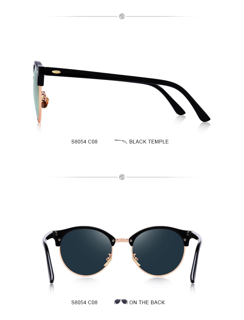Designer Men Women Classic Retro Rivet Polarized Unisex Glasses Fashion Male Eyewear UV400 Protection Sunglasses The Clothing Company Sydney