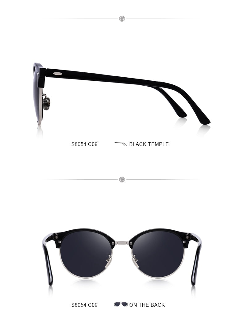 Designer Men Women Classic Retro Rivet Polarized Unisex Glasses Fashion Male Eyewear UV400 Protection Sunglasses The Clothing Company Sydney