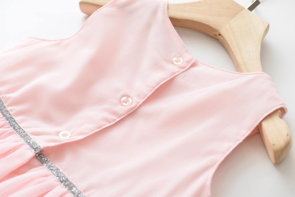 Summer Brand New Floral Lace Silk Dress Fashion Girls Round Neck Flying Sleeve Dress The Clothing Company Sydney