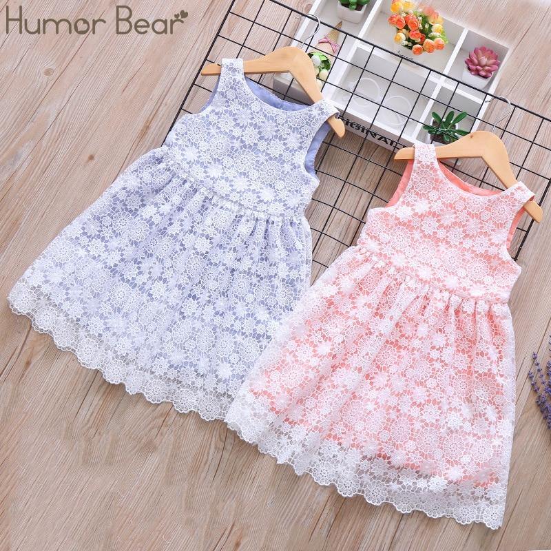 Summer Brand New Floral Lace Silk Dress Fashion Girls Round Neck Flying Sleeve Dress The Clothing Company Sydney