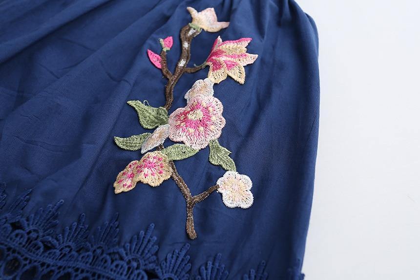 Summer Brand New Floral Lace Silk Dress Fashion Girls Round Neck Flying Sleeve Dress The Clothing Company Sydney