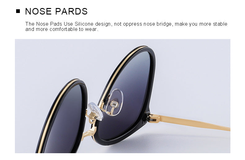 Designer Womens Fashion Cat Eye Polarized Luxury Brand Trending Sunglasses UV400 Protection The Clothing Company Sydney