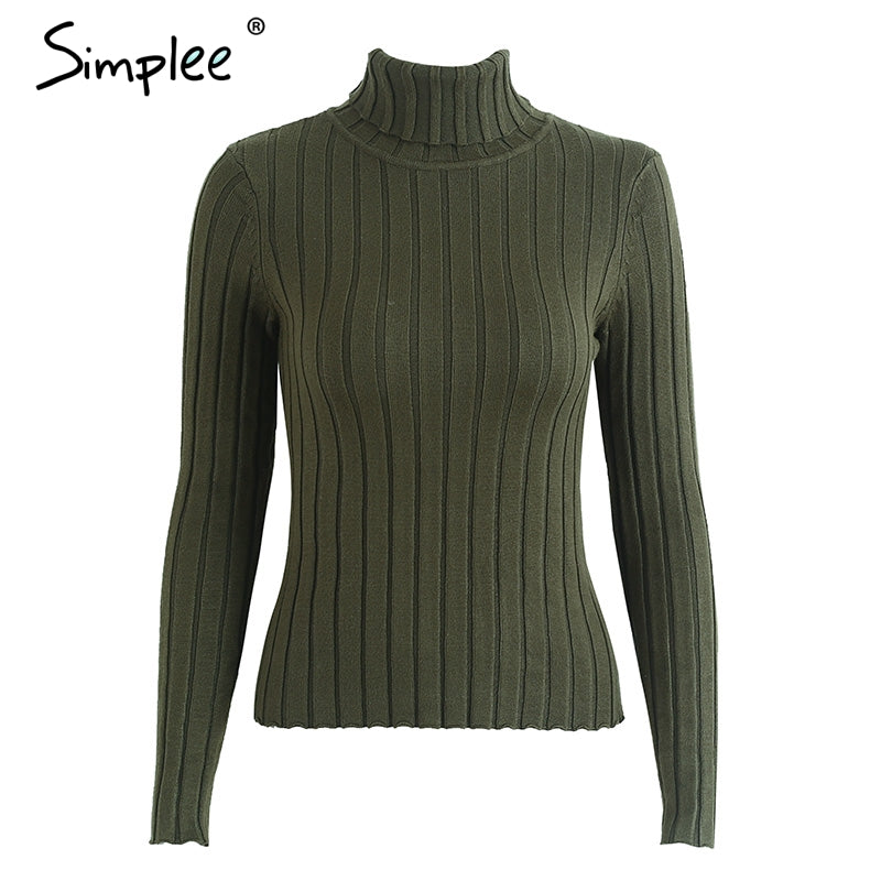Turtleneck knitting sweater women Casual cotton knitted winter sweater pullover female Autumn winter jumper The Clothing Company Sydney