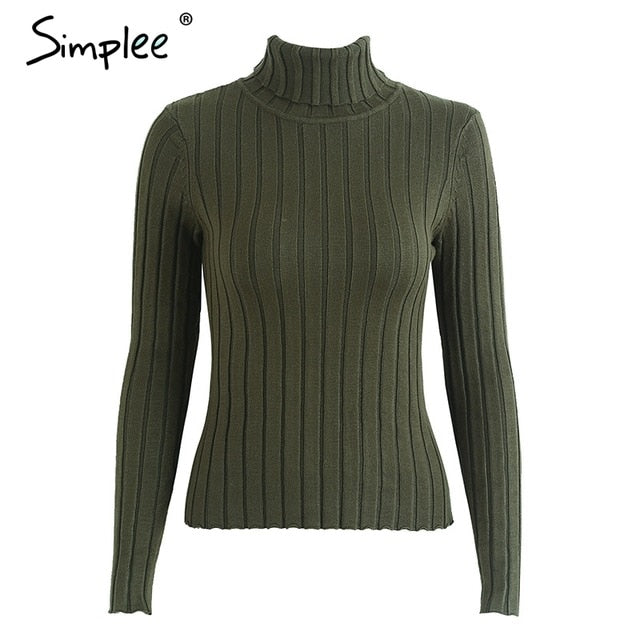 Turtleneck knitting sweater women Casual cotton knitted winter sweater pullover female Autumn winter jumper The Clothing Company Sydney